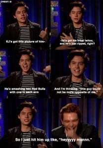 Cole in der Late Show mit Stephan Colbert