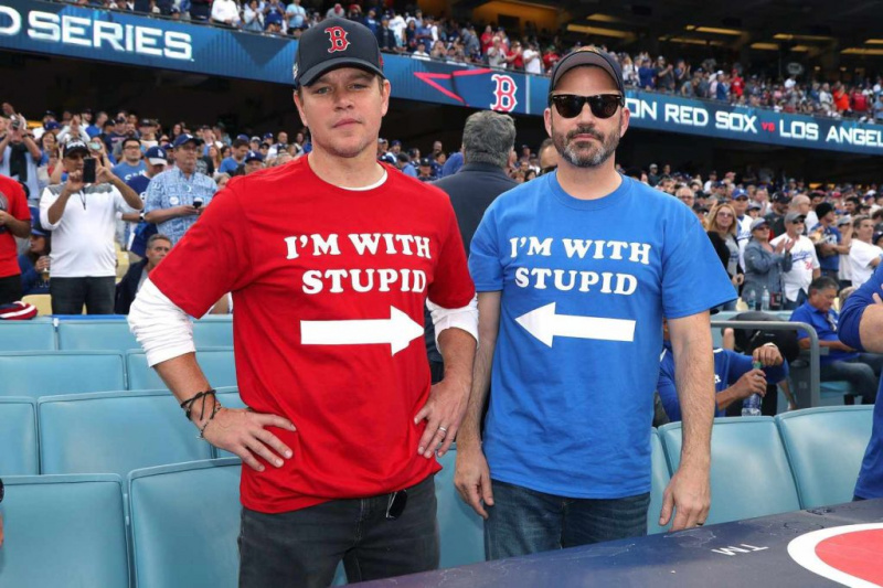   Matt Damon et Jimmy Kimmel