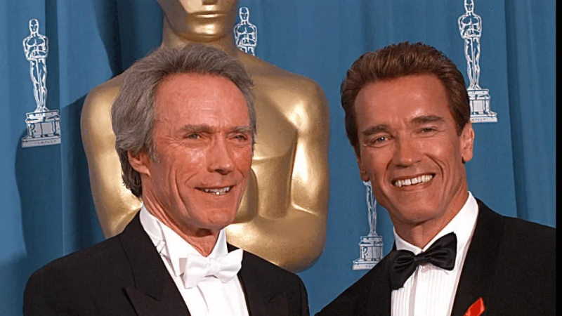   Arnold Schwarzenegger ja Clint Eastwood