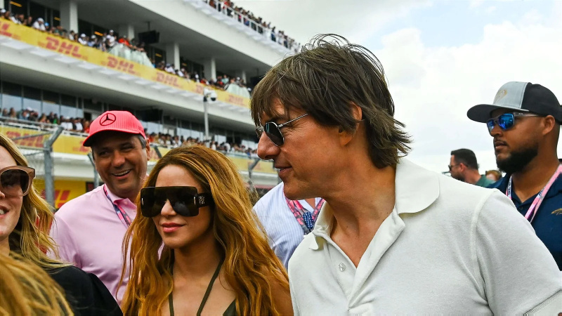   Shakira และ Tom Cruise ในไมอามี