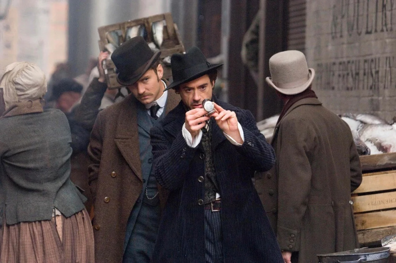   RDJ i Jude Law jako Sherlock i Watson