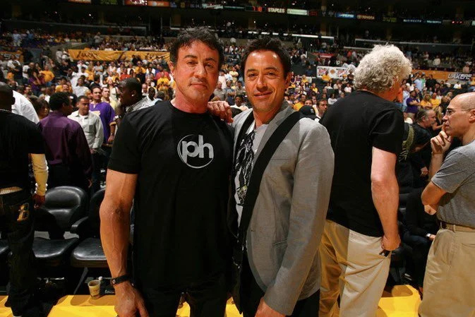   Sylvester Stallone și Robert Downey Jr.