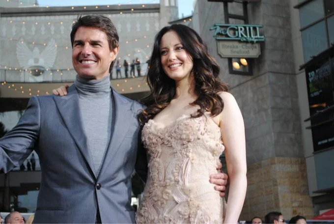   Tom Cruise en Andrea Riseborough