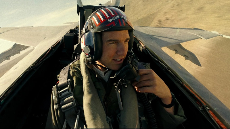   Tom Cruise în Top Gun: Maverick.