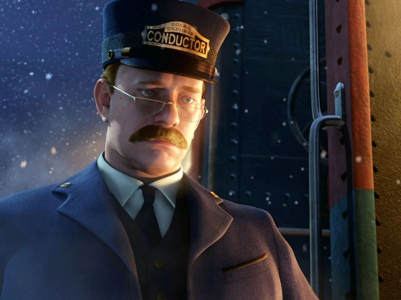   Tom Hanks în The Polar Express