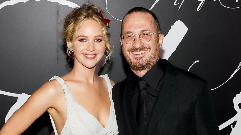   Jennifer Lawrence con Darren Aronofsky