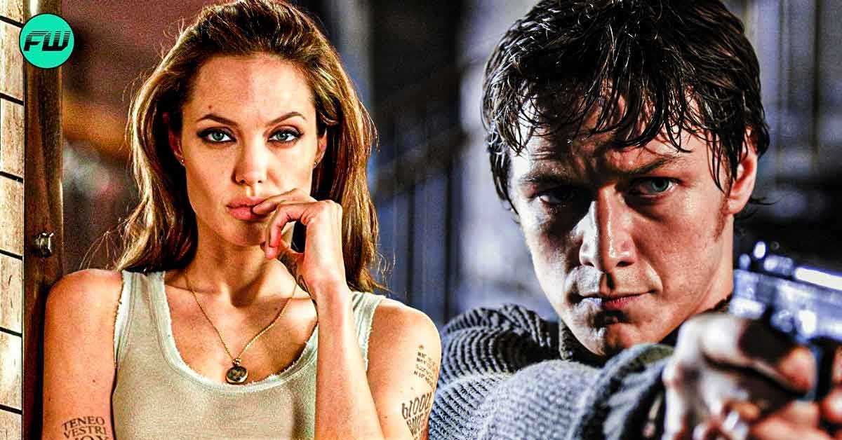 Se sai minut menettämään paskani: Angelina Jolie tuhosi täysin 'Wanted' -sivun näyttelijä James McAvoyn uhkaavien taitojensa kanssa