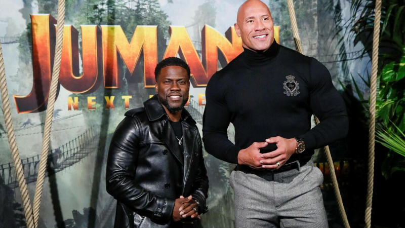   The Rock in Kevin Hart