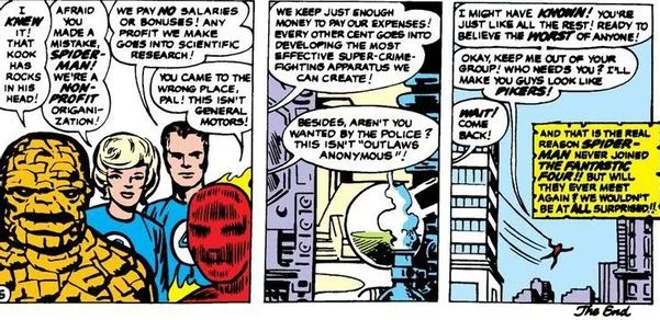   Το 616 Spider-Man σχεδόν εντάχθηκε στο Fantastic Four