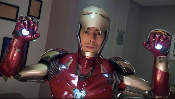 „Marvel“ gerbėjas pagamino „Iron Man“ kostiumą su 3D spausdintuvu