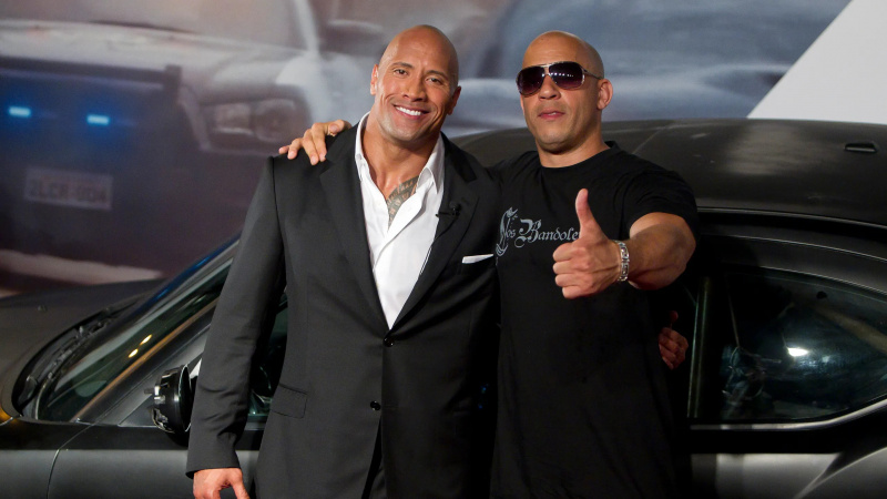   Vin Diesel og Dwayne Johnson