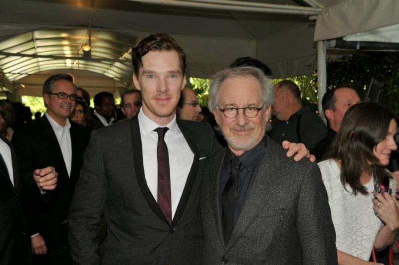 Benedict Cumberbatch's scheetspel zorgde ervoor dat de acteur huilde van het lachen nadat hij zag hoe 'Steven Spielberg echt boos werd'