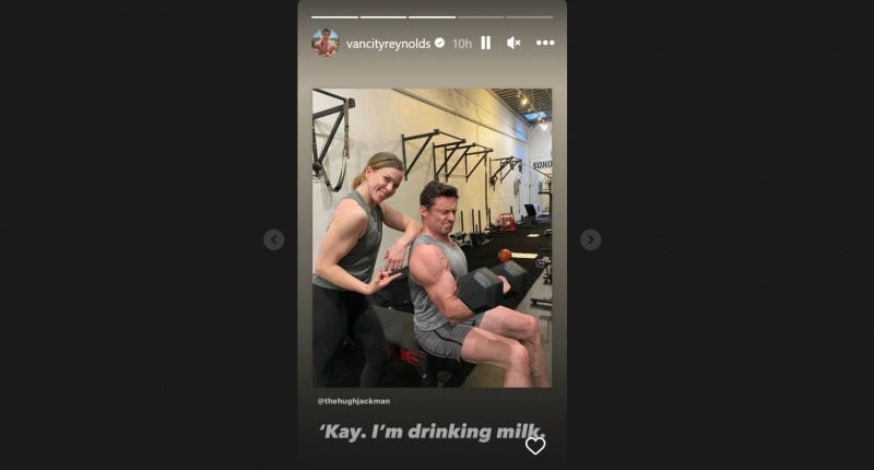   Historia Ryana Reynoldsa na Instagramie