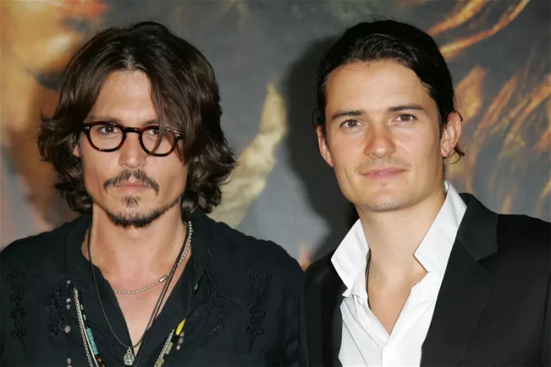   Johnny Depp és Orlando Bloom
