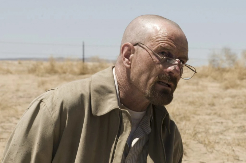  Bryan Cranston som Walter White i et stillbillede fra Breaking bad