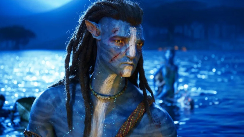   Sam Worthington som Jake Sully i Avatar 2
