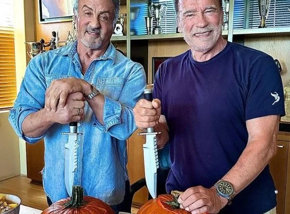   Sylvester Stallone ja Arnold Schwarzenegger