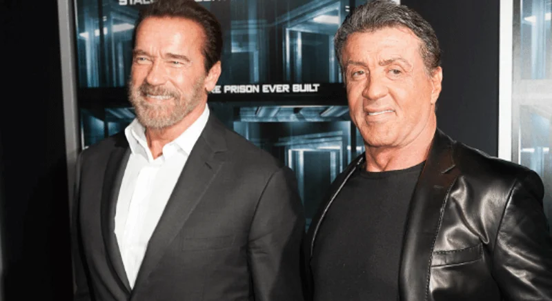   Sylvester Stallone in Arnold Schwarzenegger