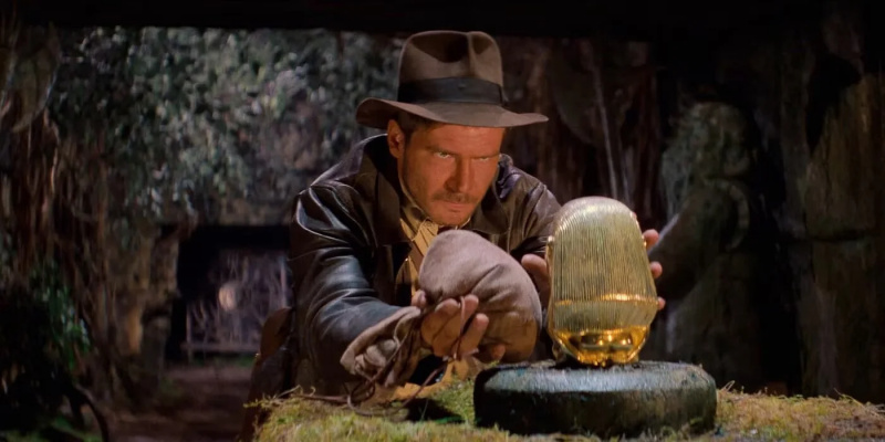   Harrison Ford nel ruolo di Indiana Jones