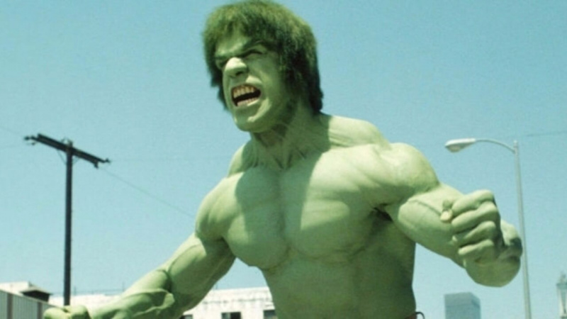   Lou Ferrigno spilte The Hulk alter-ego i The Incredible Hulk-serien