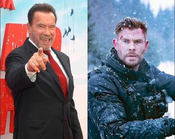   Arnold Schwarzenegger i Chris Hemsworth