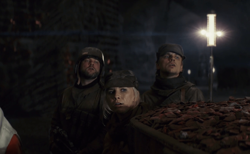 Когда трое солдат-повстанцев из «Звездных войн: Последние джедаи» (2007) были тремя детьми Марка Хэмилла.