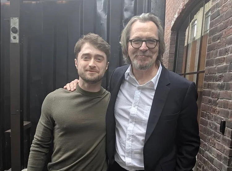   Gary Oldman y Daniel Radcliffe