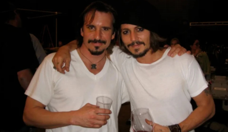  Tony Angelotti et Johnny Depp