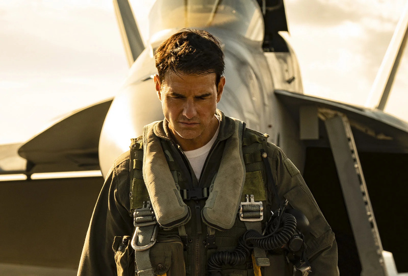   Tom Cruise en Top Gun: Maverick (2022).