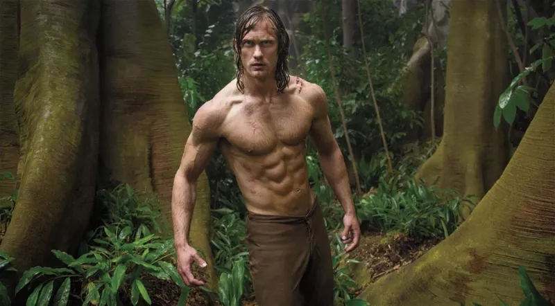   Aleksandras Skarsgardas filme „Tarzano legenda“.