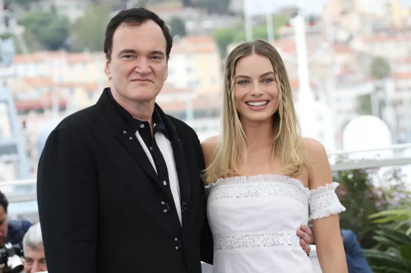   Margot Robbie med Quentin Tarantino