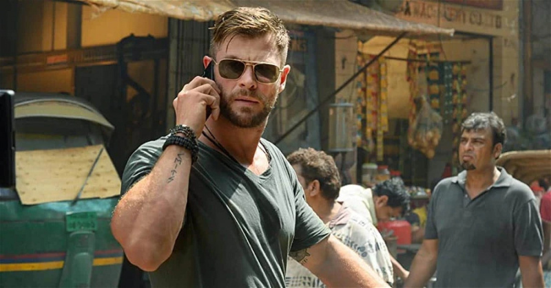   Chris Hemsworth i Extraction.