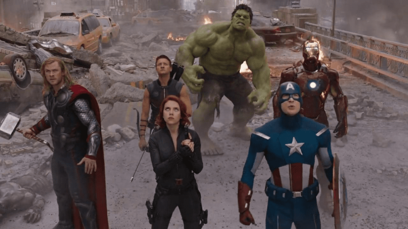   Et stillbilde fra The Avengers