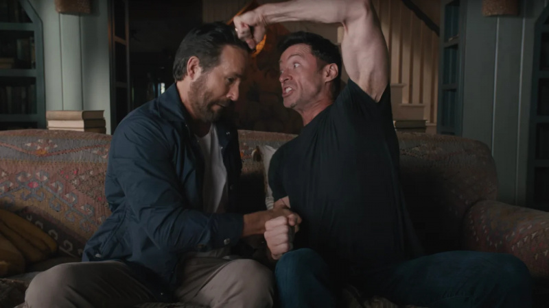 '그러나 그것은 경쟁이 아닙니다': Ripped Hugh Jackman은 공개적으로 Deadpool 3 공동 출연자 Ryan Reynolds와 Mutant Biceps Challenge를 호출합니다.
