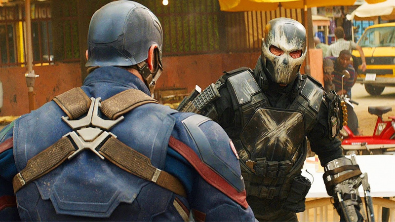   Captain America vs Crossbones - ฉากต่อสู้ - Captain America: Civil War (2016) Movie CLIP HD - YouTube