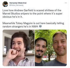 Andrew Garfield i Tobey Maguire