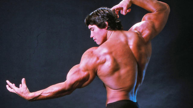 'Arnold je kača': Arnold Schwarzenegger, ki je njuškal svojega prijatelja Toma Platza med tekmovanjem Mr Olympia, je ogorčil oboževalce