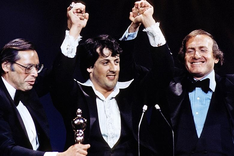   Irwin Winkler, Sylvester Stallone e Robert Chartoff