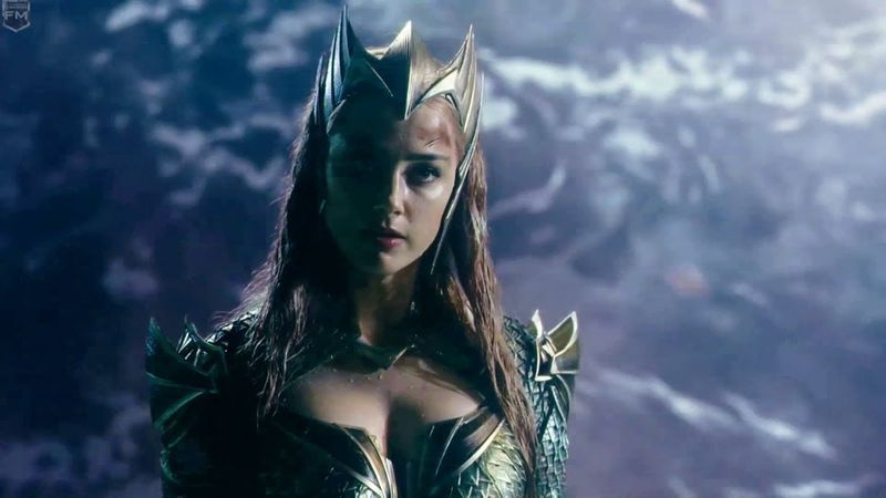 Amber Heard nel ruolo di Mera in Justice League