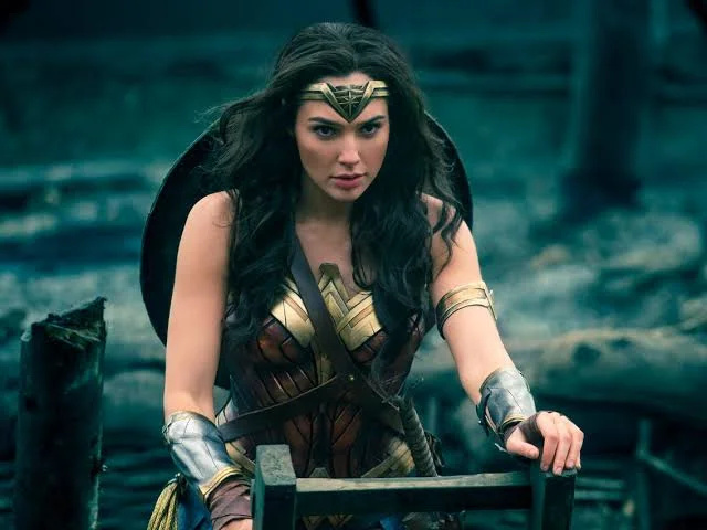   Gal Gadot som Wonder Woman under No Man's Land scene