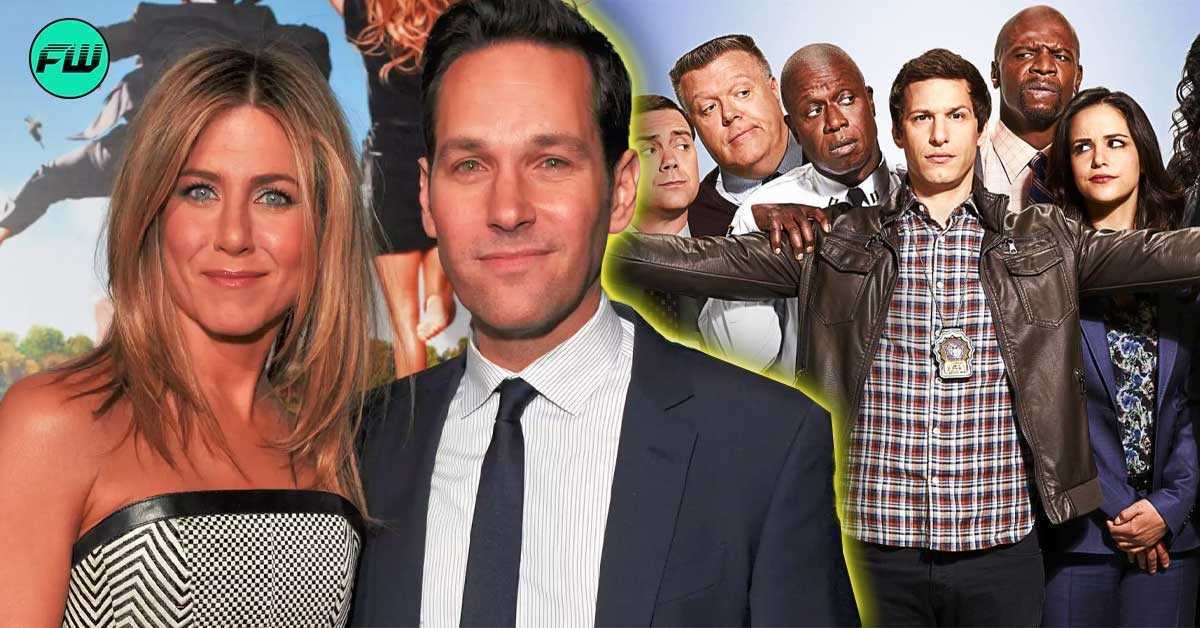 Jennifer Aniston e Paul Rudd si sono alternati per toccare i genitali nudi di Brooklyn Nine-Nine Star in un film da 24 milioni di dollari, quasi tutti i co-protagonisti hanno seguito l'esempio