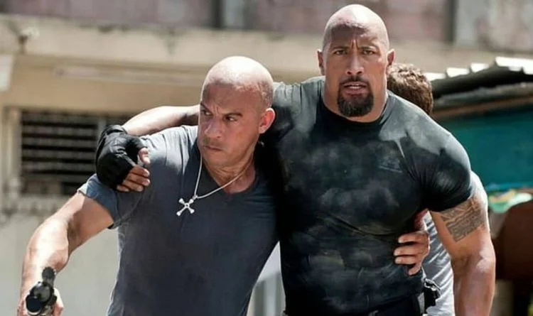   Vin Diesel og Dwayne Johnson