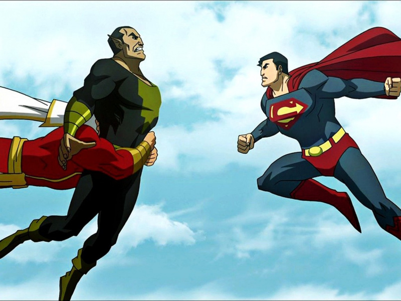   Adam noir contre Superman