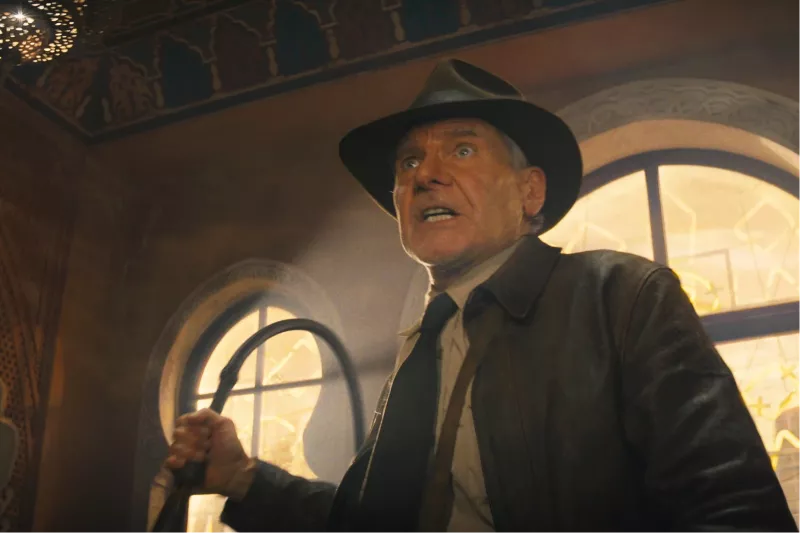   Indiana Jones e o mostrador do destino