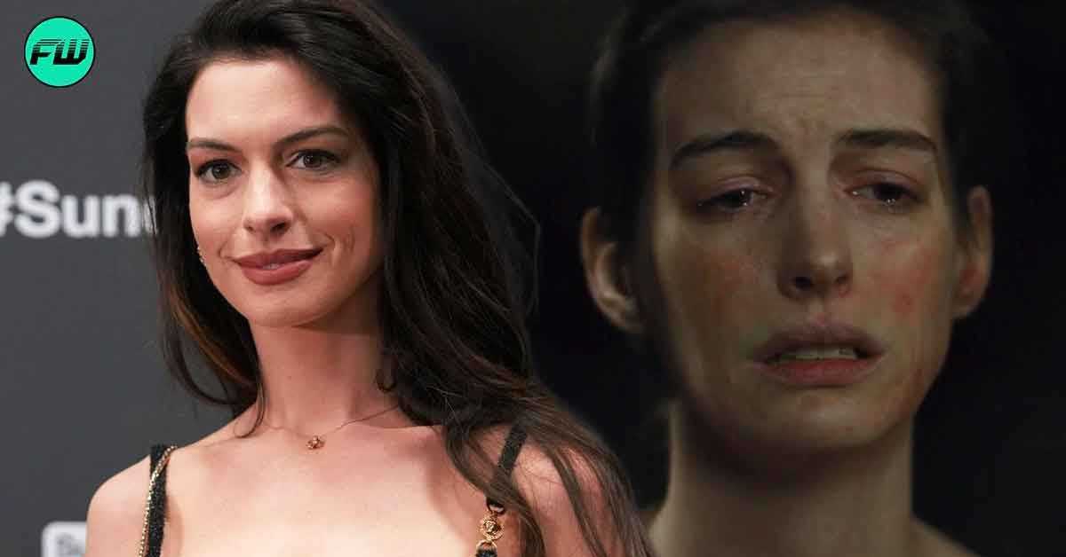 Jag var otröstlig: Anne Hathaway grät som en mental patient efter att hon klippt sitt hår för den Oscarsbelönade filmen 'Les Misérables'