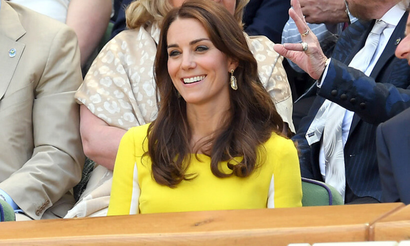   Kate Middleton op het toernooi