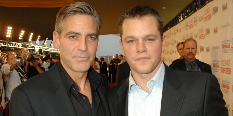   George Clooney Matt Damonin kanssa