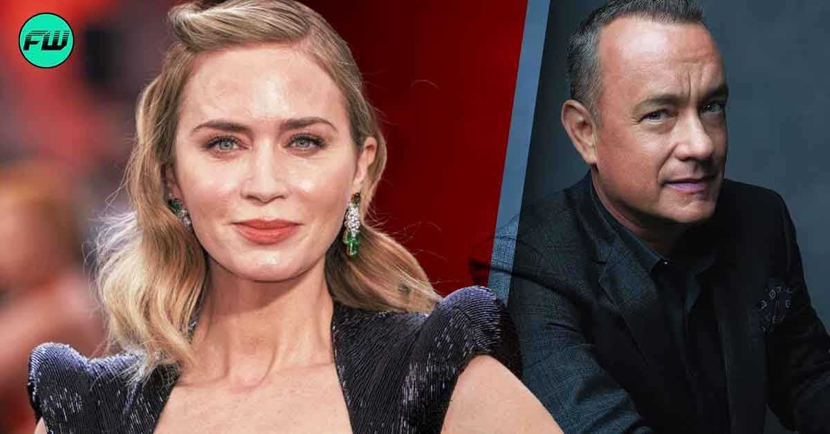 C'est juste vous avec vos seins qui traînent : Emily Blunt a adoré la scène de sexe avec Tom Hanks malgré un écart d'âge de 27 ans dans un film à 119 millions de dollars