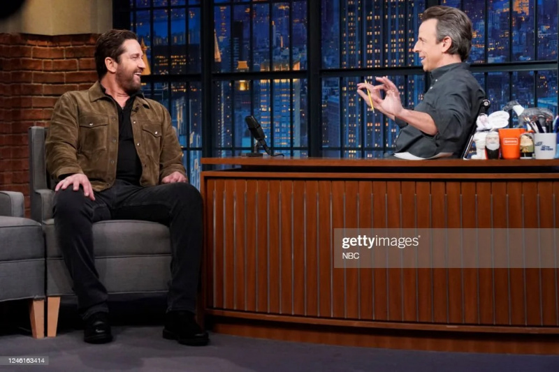   Gerard Butler na Late Night With Seth Meyers