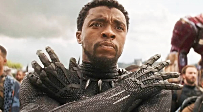   Chadwick Boseman dans le rôle du roi T'Challa in the MCU.